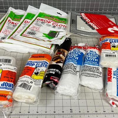 12 Drop Cloth NEW 