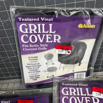 3 Grill Covers NEW 