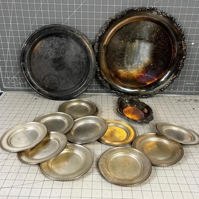 Silver Plated  Serving Trays