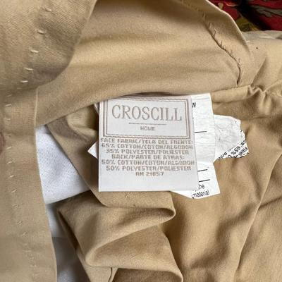 2 Shams, Like New  Red Rusty Color