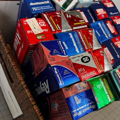 Bankers Box of Plastic Bag 1 Gallon and Aluminum Foil NEW