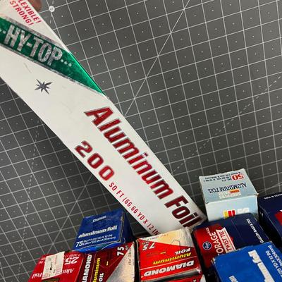 Bankers Box of Plastic Bag 1 Gallon and Aluminum Foil NEW