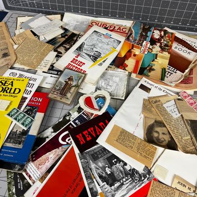 Ephemera Paper Vintage 