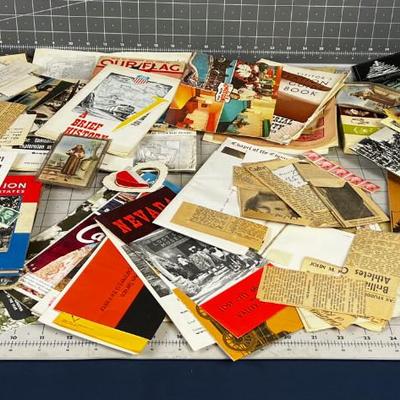 Ephemera Paper Vintage 