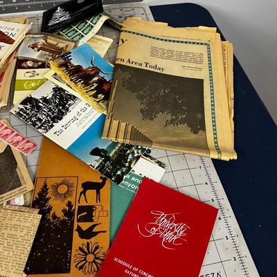 Ephemera Paper Vintage 