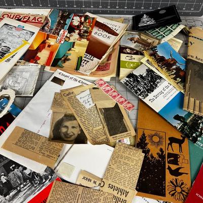 Ephemera Paper Vintage 