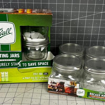 2 Pkg of Masson Jars NEW 