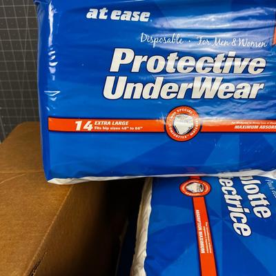 Protective Underwear (4) Pkg of XL 