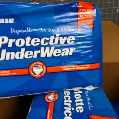 Protective Underwear (4) Pkg of XL 