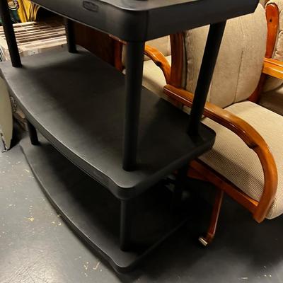 Black Plastic Shelf