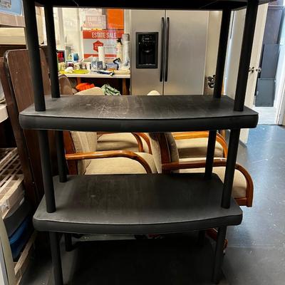 Black Plastic Shelf