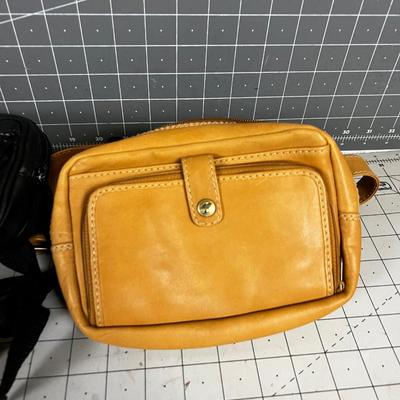 2 Leather Fanny Pack 