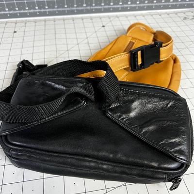 2 Leather Fanny Pack 