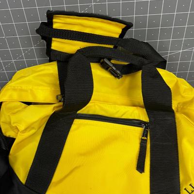 Yellow LL BEAN Duffel Bag