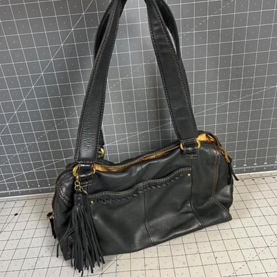 HOBO Brand Original Black Leather Purse