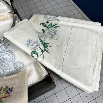 Linens Some Done Some NOT 