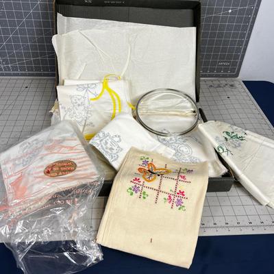 Linens Some Done Some NOT 