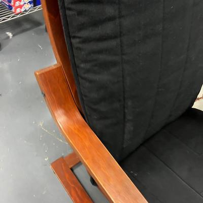  IKEA Chair Walnut and Black 