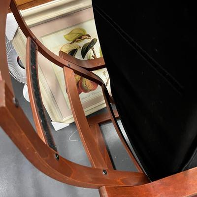  IKEA Chair Walnut and Black 