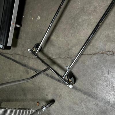 Rolling Clothing Rack that Folds up