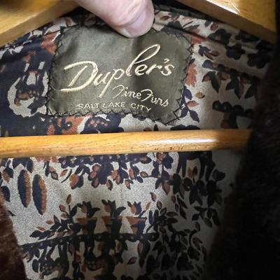 Fur Coat  by DUPLERS Fine Furs Lined