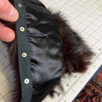 Real Fur Collar Mink