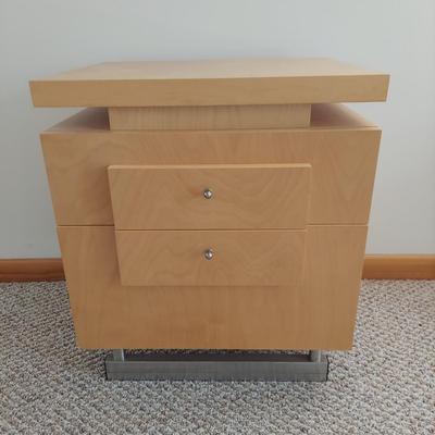 Two Adesso Contemporary Night Stands (UR-BBL)