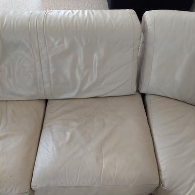 Italian Salotti Natuzzi Tan Leather Sectional Sofa (UR-BBL)