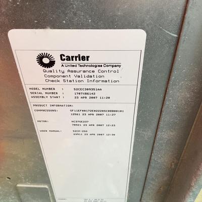 348 CARRIER Heating and Cooling Unit