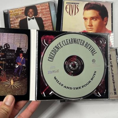 Lot of CD's Elvis Presley, Michael Jackson, Creedence Clearwater Revival & More