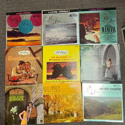 Vintage String Orchestral Foreign Compilation Vinyl Records