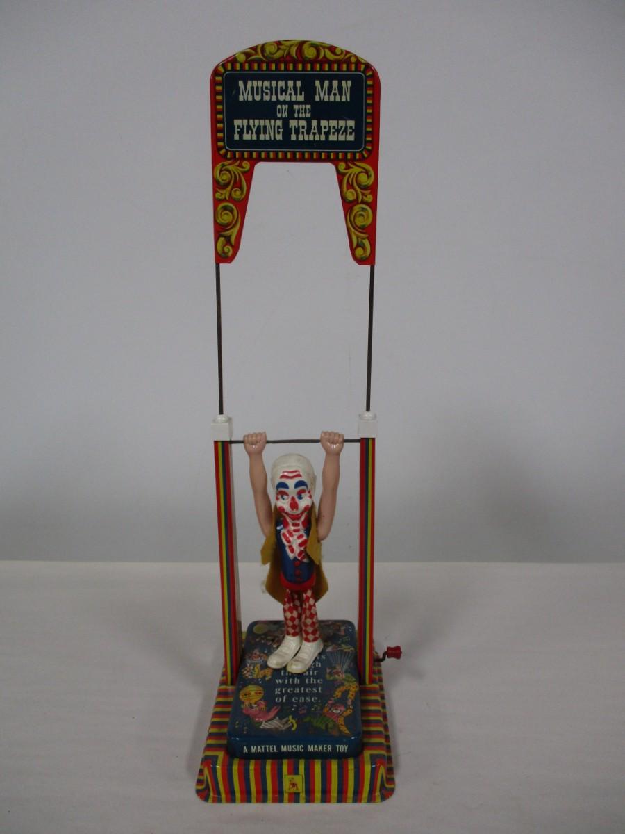 Musical Man On The Flying Trapeze With Box