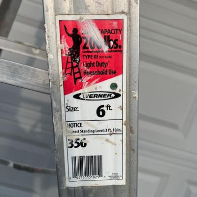 WERNER 6FT Aluminum Ladder