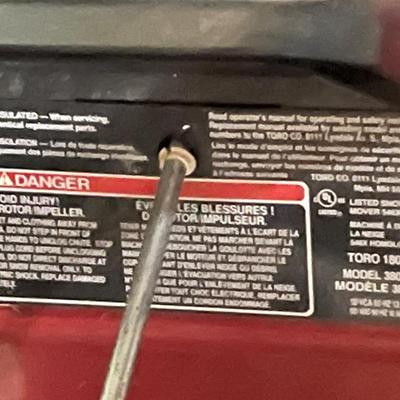 Toro Electric Snow Thrower 1800, Model 38025