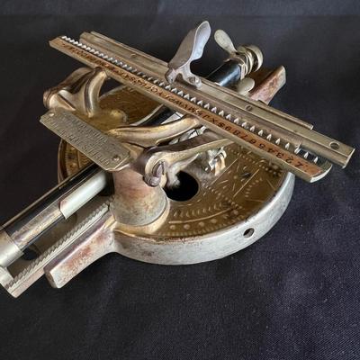 C 1889 Antique O'Dell's Typewriter - curious indeed