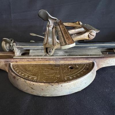 C 1889 Antique O'Dell's Typewriter - curious indeed