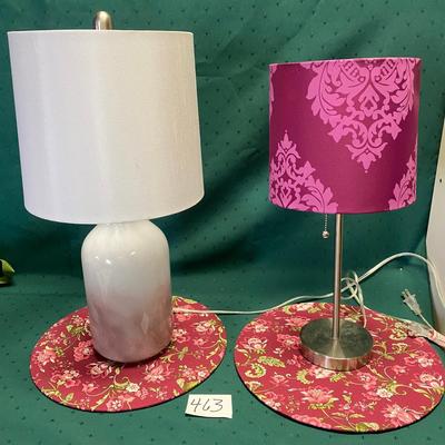 2 Pretty Lamps