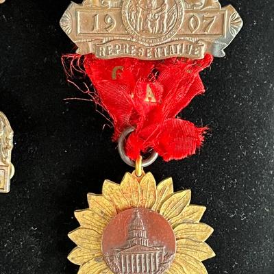 3 Campaign Medals Harmon Watch Wichita Win