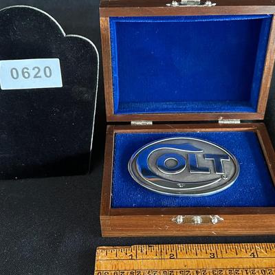 Rare Colt Fine Silver .999 buckle First Issue in the edition