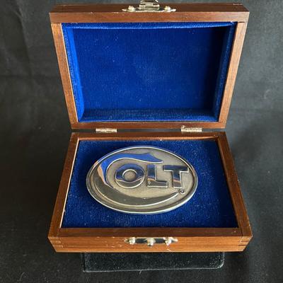 Rare Colt Fine Silver .999 buckle First Issue in the edition