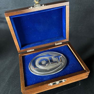 Rare Colt Fine Silver .999 buckle First Issue in the edition
