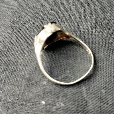 Vintage 14K Gold Woman's Masonic Ring