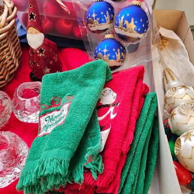Christmas Ornaments, Bows, Stockings + More   (G-JS)
