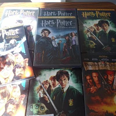 HARRY POTTER DVD MOVIES
