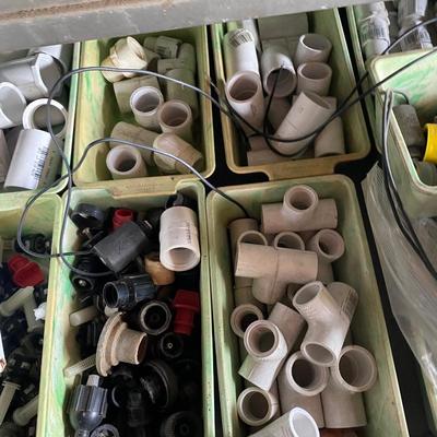Mixed Lot of Plumbing Supplies PVC Pipe Fittings Sprinkler Parts - ARCADIA