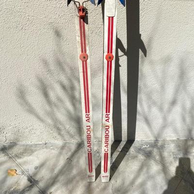 Pair of Vintage Rossignol Long Cross-Country Skis - ARCADIA