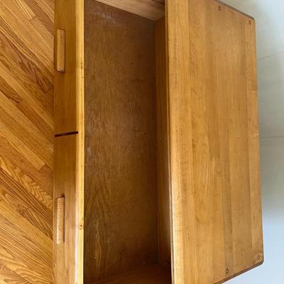 Small Three Drawer Wood Dresser - ARCADIA