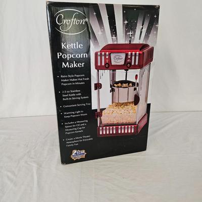Crofton Kettle Popcorn Maker  (G-JS)