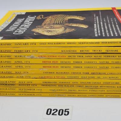 1974 National Geographic Lot