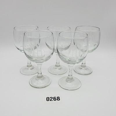 "W" Etched Drinkware